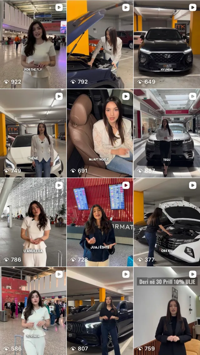 Koleksion prej 12 videove të DIGIPOSH: prezantime makinash, udhëtime dhe biznese